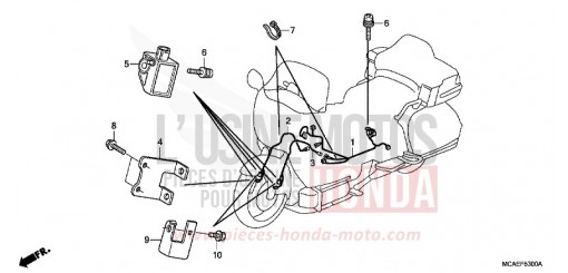 FAISCEAU DE SAC GONFLABLE GL1800F de 2015